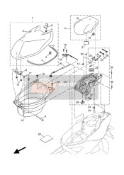 1PLF47500000, Selle Biplace, Yamaha, 0